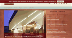 Desktop Screenshot of mein-haus-kriegt-kupfer.de